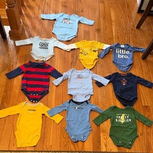 Assorted Kids One Pieces Set 0-3 Months